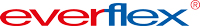 Das Logo unserer Hausmarke Everflex. 10-jähriger Einstellservice garantiert!