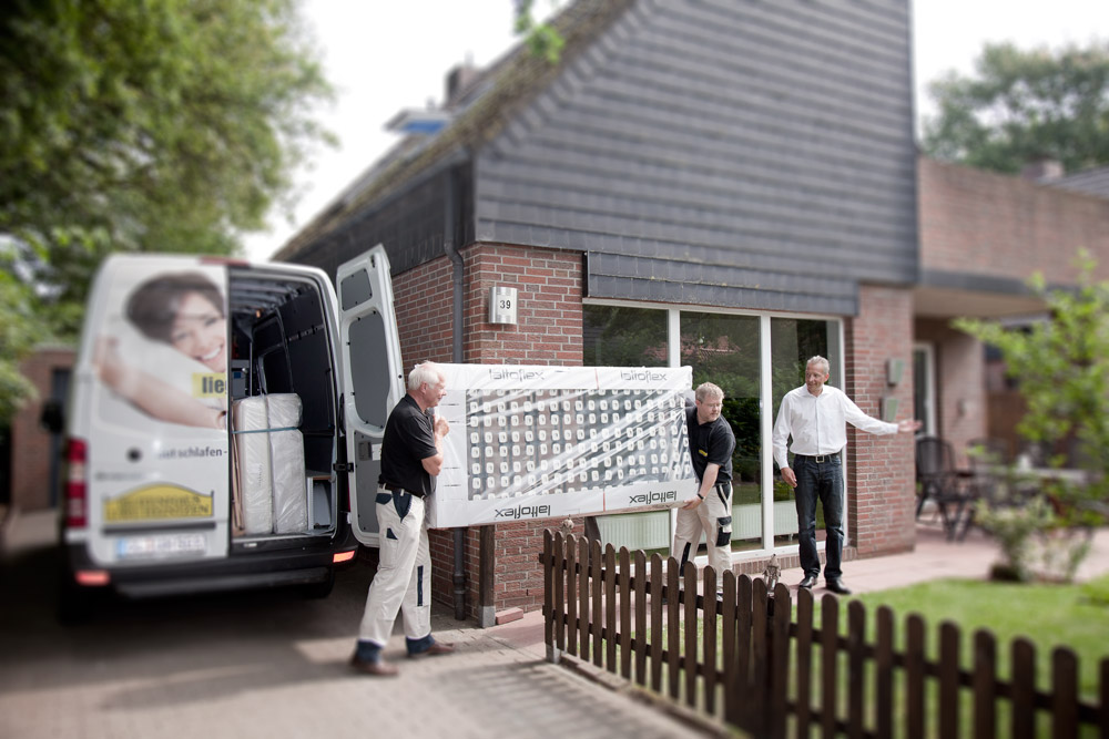 Lieferung & Montage Lieferung durch unser Serviceteam - schnell, freundlich und kompetent